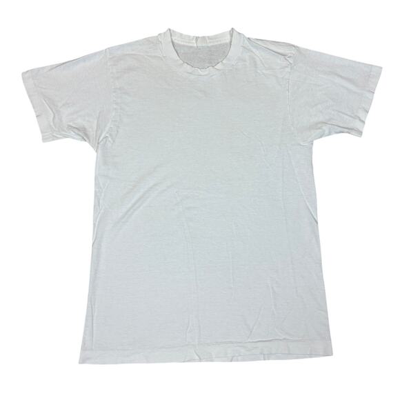 Vintage 70s Blank Single Stitch T Shirt Men's Medium Fruit of the Loom - Picture 1 of 9